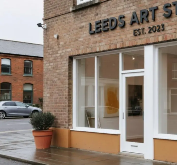 Exterior signage of LOOP & FORM LTD studio in Leeds